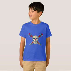Pirata (cráneo) - Camiseta básica para niños