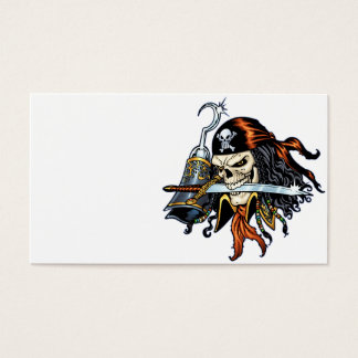 Pirata de cráneo con espada y gancho de Al Rio