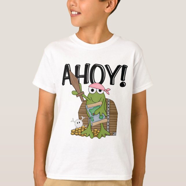 Pirata de la rana con oro - camisetas y regalos (Anverso)