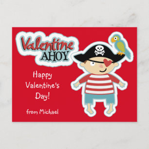 Pirata de la tarjeta del día de San Valentín Ahoy