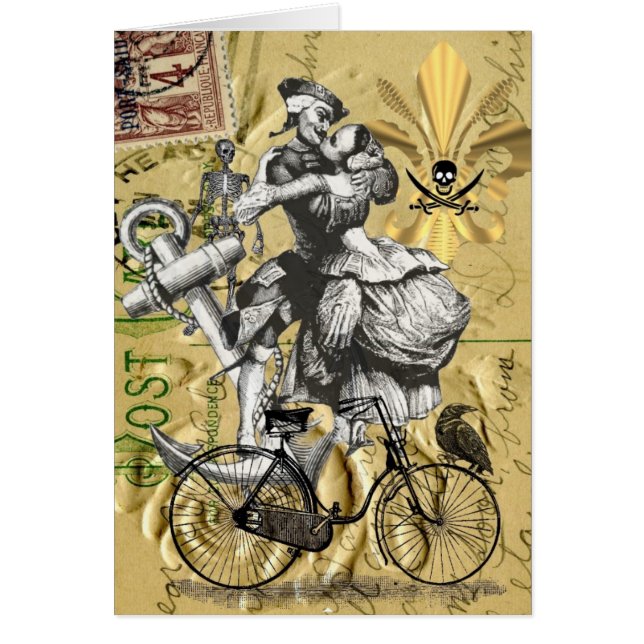 Pirata del steampunk del vintage (Frente)