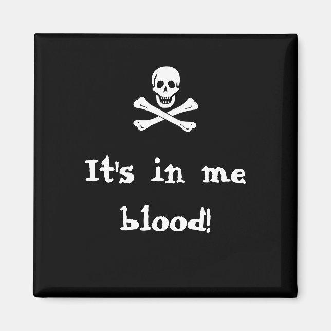 Pirata - imán (Frente)