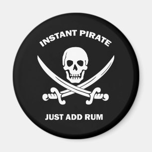 Pirata instantáneo agregar imán de ron