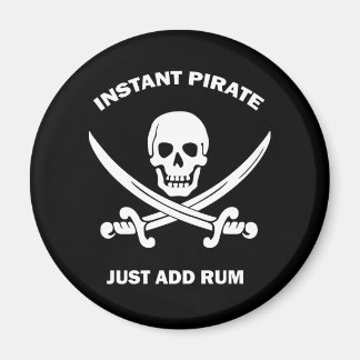 Pirata instantáneo agregar imán de ron
