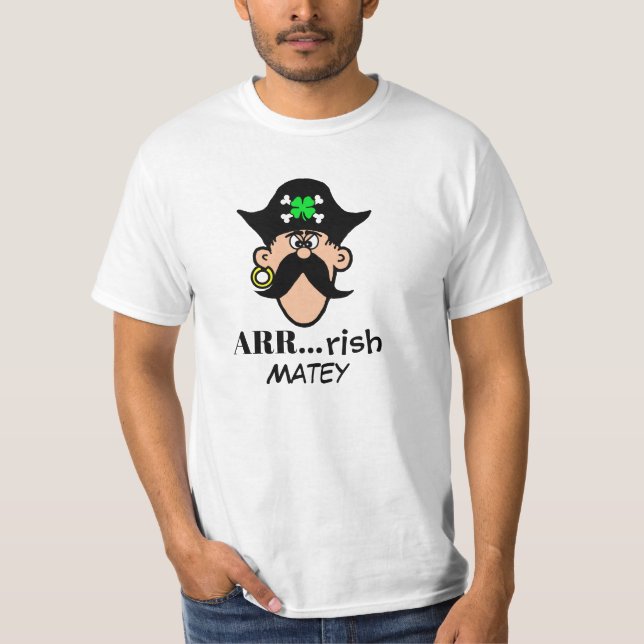 Pirata irlandés.. Camiseta Arrr..ish (Anverso)