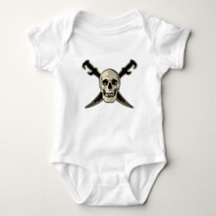 Pirata (Skull) - Bebé Jersey Bodysuit
