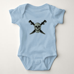 Pirata (Skull) - Bebé Jersey Bodysuit
