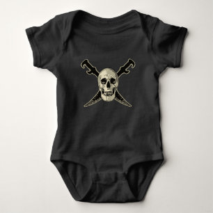 Pirata (Skull) - Bebé Jersey Bodysuit