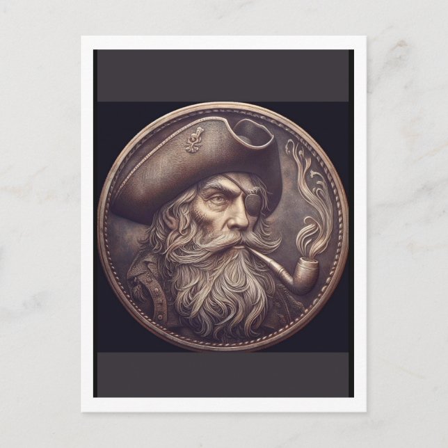 Pirata. Tarjeta postal (Anverso)