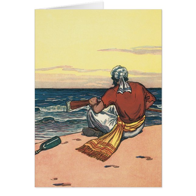 Piratas de época, aislados en una isla desierta (Frente)