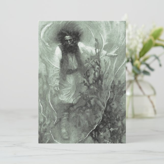 Piratas de época, capitán Goldsack por Howard Pyle (Anverso de pie)