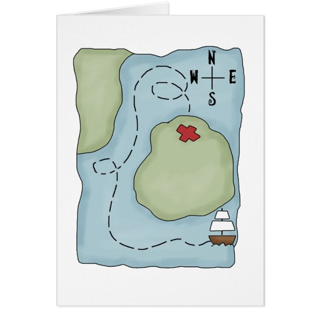 Piratas · Mapa del pirata (Frente)