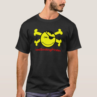 Piratas sonrientes muertos de la camiseta