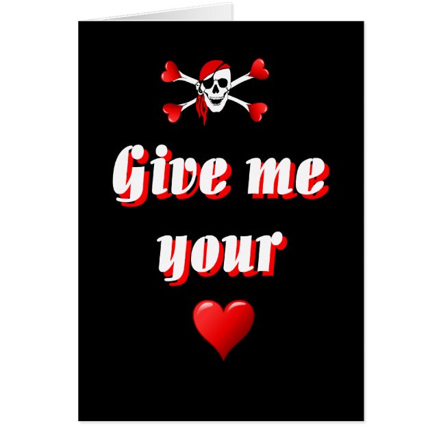 Piratas y corazones (Frente)