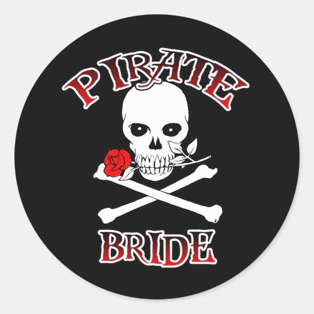 Pirate Bride Pegatina (Anverso)