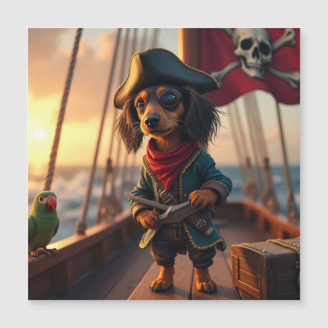 Pirate Dachshund (Anverso)