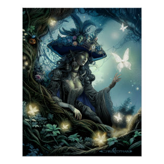 Pirate Fairy Glossy Poster