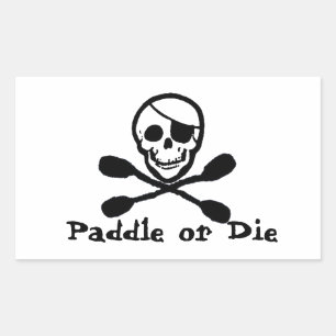 Pirate Kayak Flag Pegatina