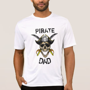 PIRATE SKULL HALLOWEEN Camiseta DAD