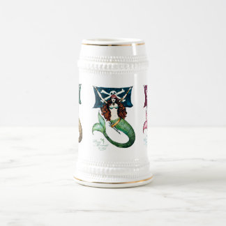 Piratee el ~ de la jarra de cerveza/de Stein de la