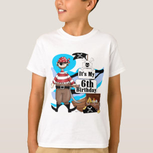 Piratee las 6tas camisetas y regalos del cumpleaño