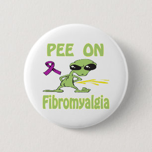 Pis en el botón del Fibromyalgia