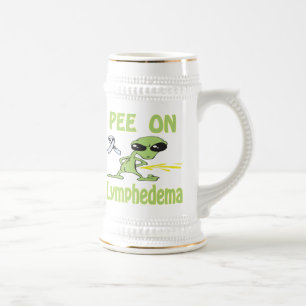 Pis en la taza de Lymphedema