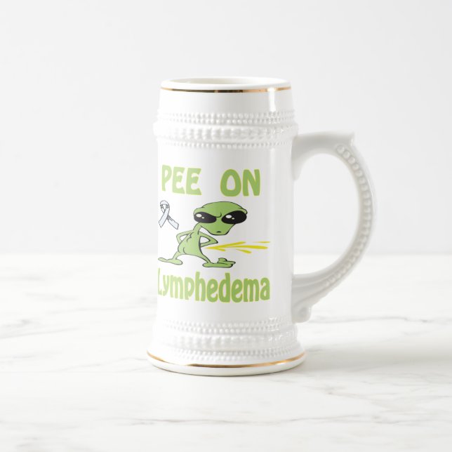 Pis en la taza de Lymphedema (Derecha)