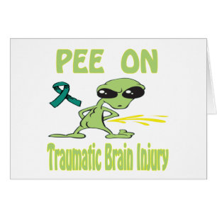Pis en tarjeta traumática de la lesión cerebral