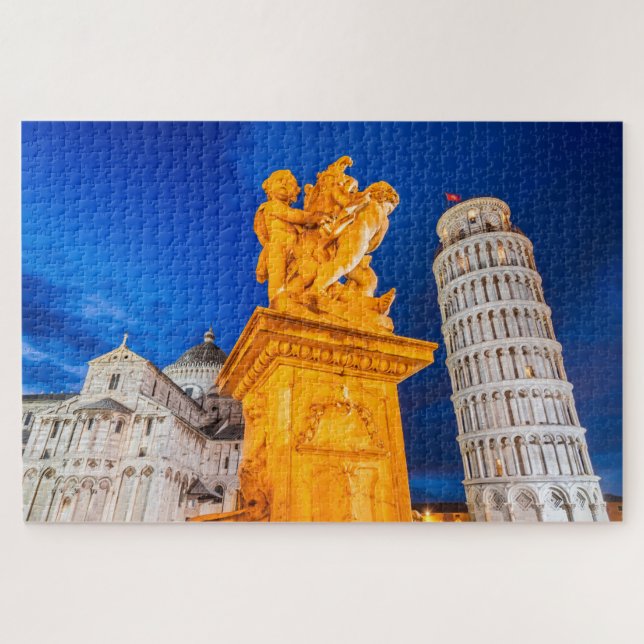 Pisa, Toscana - Rompecabezas en Italia (Horizontal)