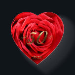 Pisapapeles 2025 30 Aniversario del Boda Roses Roses Corazón<br><div class="desc">30 Aniversario del Boda en 2025 Regalo del Aniversario del Boda de las Rosas Rojas Elegante del Corazón Elegante,  Puedes borrar el año 2025,  puedes subir tu foto en lugar del corazón de las rosas rojas.</div>
