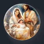 Pisapapeles Acuarela Bebé Jesucristo con María y José<br><div class="desc">Captura la serenidad de la temporada con nuestro Papel de la cúpula de vidrio de la Serenidad Natividad! 🌟 🏡 Esta exquisita pintura, que representa la escena de la natividad sagrada con María y José arrodillados ante el bebé Jesús, brilla con profunda belleza y reverencia. Diseñado en un estilo tradicional...</div>