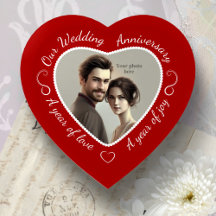 Aniversario boda - Cualquier año: Foto del corazón