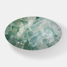 Pisapapeles Aquamarine Crystal Gemstone March Birthstone Gema