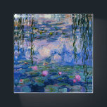 Pisapapeles Claude Monet en tonos azules<br><div class="desc">Este papel muestra un hermoso cuadro del impresionista francés Claude Monet. En tonos azules,  se trata de uno de los más de 200 cuadros de una serie de este famoso artista.</div>