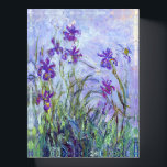 Pisapapeles Claude Monet - Lilac Irises / Iris Mauves<br><div class="desc">Lilac Irises / Iris Mauves - Claude Monet,  1914-1917</div>