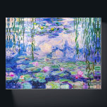 Pisapapeles Claude Monet - Lilies de agua / Nympheas 1919<br><div class="desc">Lilies de agua / Nympheas (W.1852) - Claude Monet,  Petróleo en lienzo,  1916-1919</div>