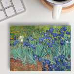 Pisapapeles Flores irlandesas Vincent Van Gogh Naturaleza Arte<br><div class="desc">Personalizado, flores / florido / naturaleza / arte vintage de los amantes de la alta mesa de oficina de la casa de cristal pulido con un respaldo de fieltro, con un hermoso y colorido aceite de vintage detallado en pintura de lona, de Vincent van Gogh, de iris y flores de...</div>