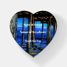 Graduación personalizada de corazón