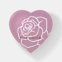 Hola hermosa - Rosa rosa de Moda moderna