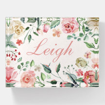 Marco de Rosas pintados de rosa y blanco