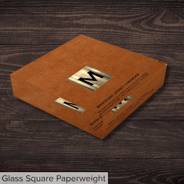 Pisapapeles Monograma empresarial