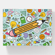 Papel de regalo del profesor para suministros esco