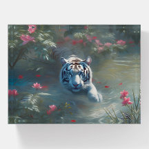 Papel del tigre blanco de Bengala