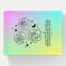 Pisapapeles Pesa de Papel Pastel Glow Up