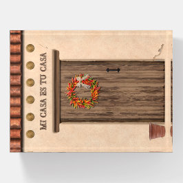 Pisapapeles Southwest Chile Ristra Wreath Door Personalized