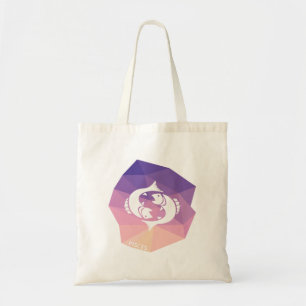 Pisces horoscope bolsa de tetas geométricas rosa