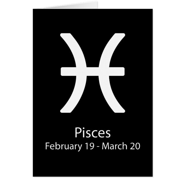 Pisces Signo Zodiaco Astrología (Frente)