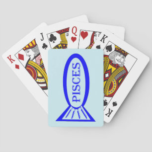 Pisces Star Sign Fish Jugar cartas
