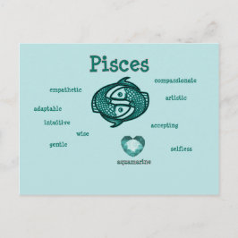Pisces zodiac caracteríticas postal